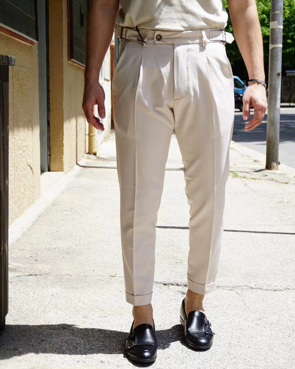 pant sartoriale fibbia cod 56