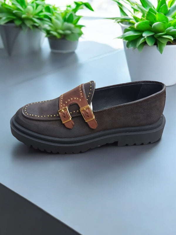 Mocassino borchaito