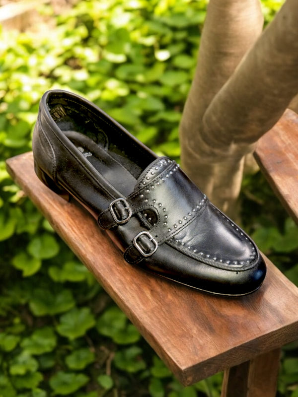 Mocassino borchiato