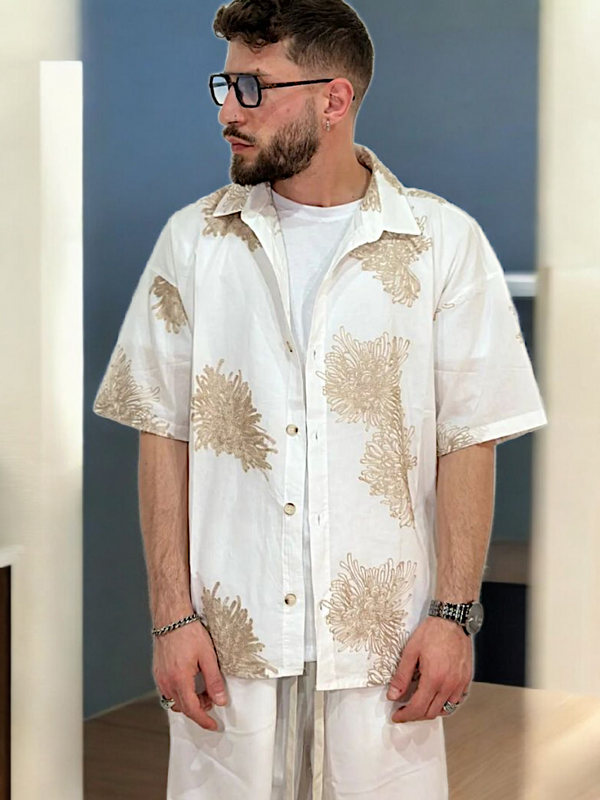 camicia fiore 2025