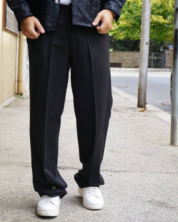 pant sartoriale fond. larg. Mc2