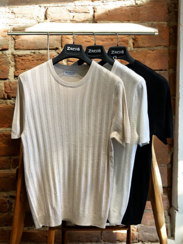T shirt filo lavorata