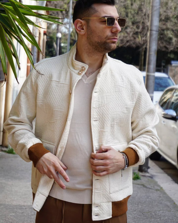 Jacket lavorato