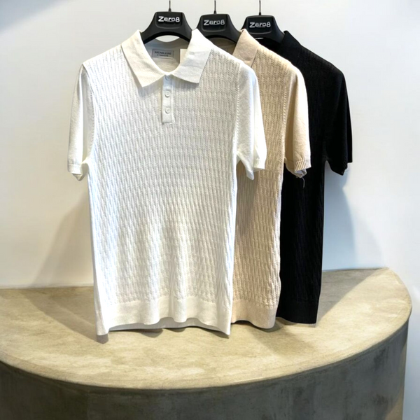 Polo filo lavorata