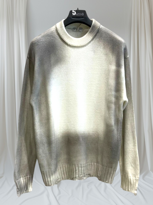 maglione sfangiato left